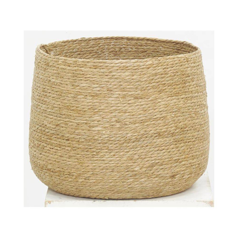 Aubry Gaspard - Cache-pots ronds en jonc (lot de 5) - Imagen 3
