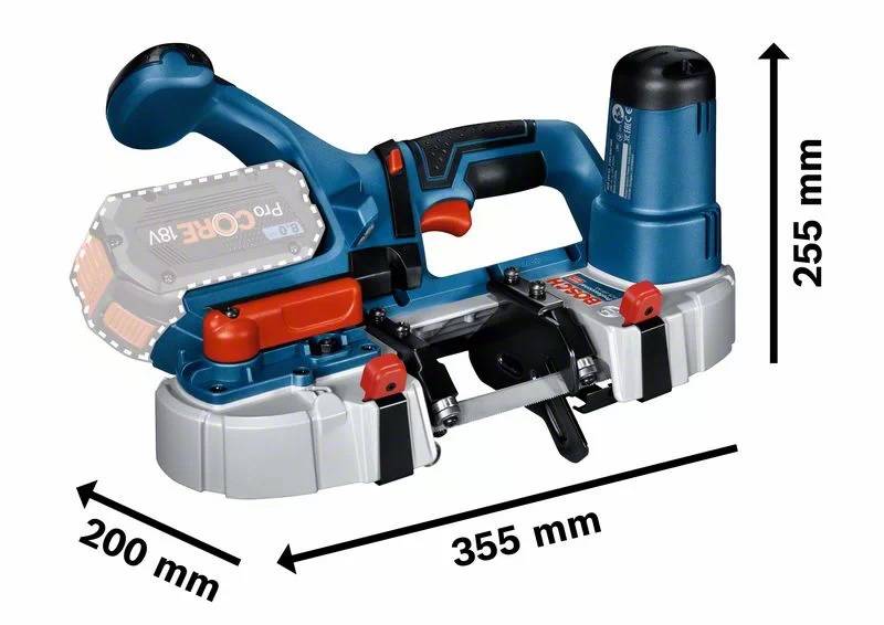 Bosch - Scie à ruban sans fil GCB 18V-63 solo L-BOXX | 06012A0401 - Bosch - Image 3