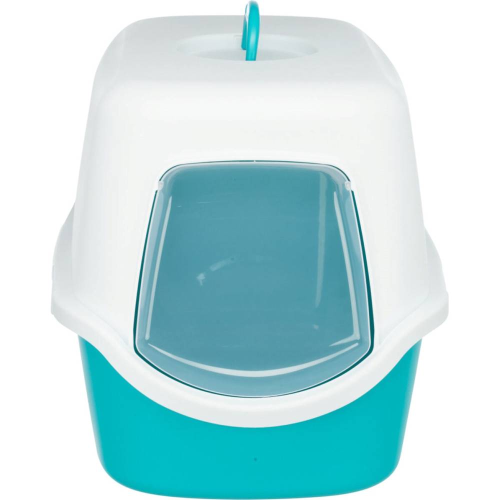 Trixie - Trixie - Maison de toilette Vico 40 x 56 cm x H40 Turquoise pour chat - Image 2