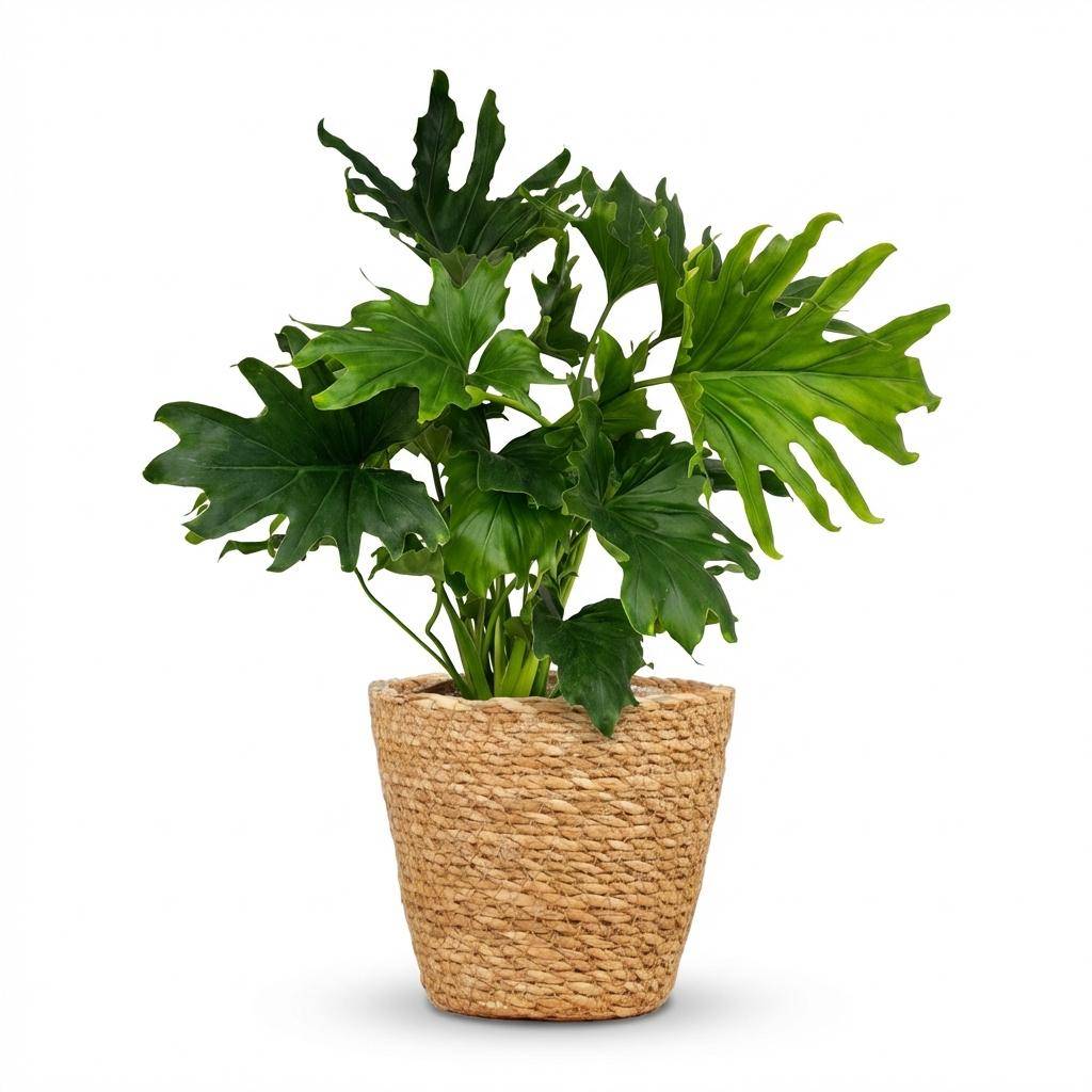 Philodendron - Philodendron Lickety split - Pot de 19cm - Hauteur 70cm - Panier - Plantes d'intérieur