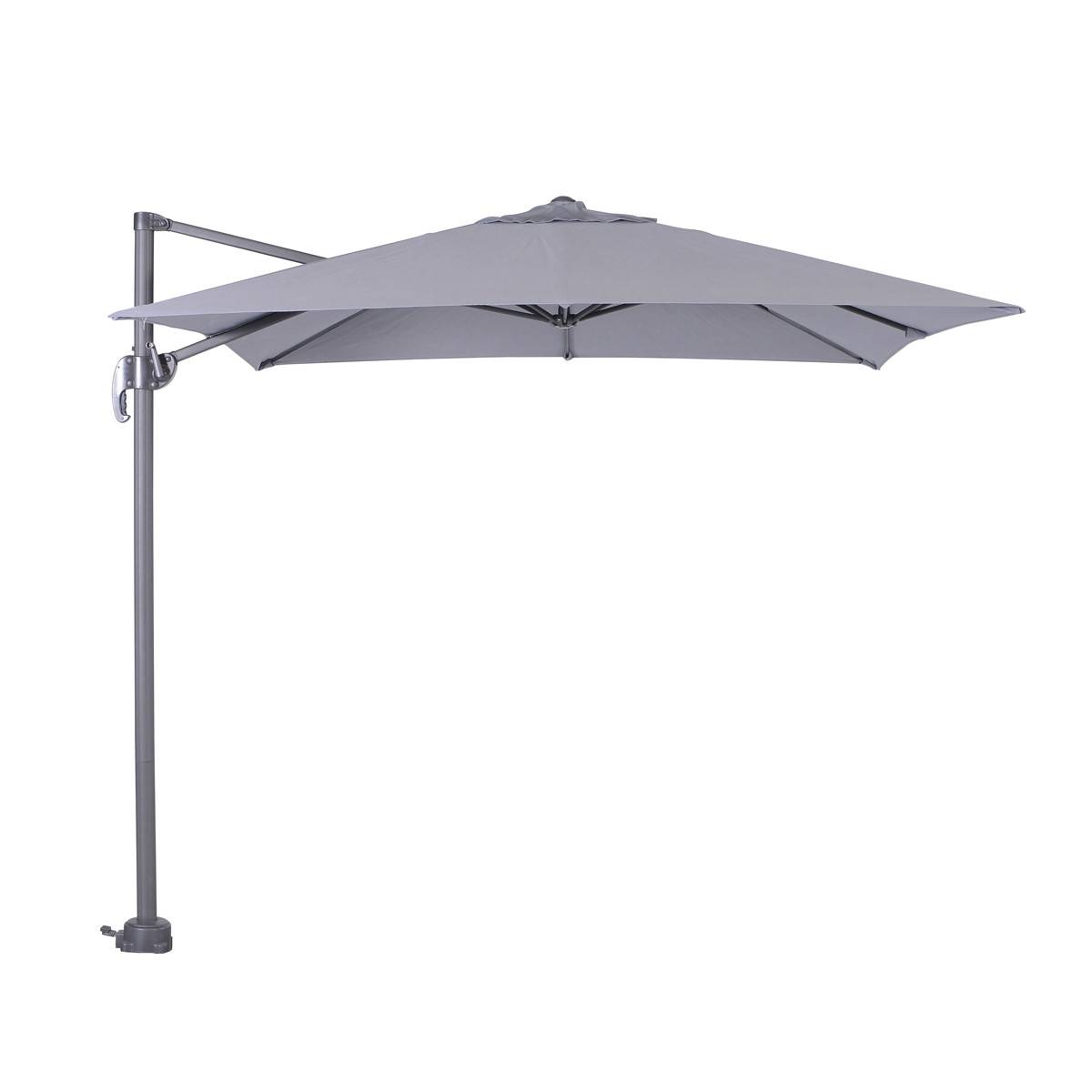 Garden Impressions - Parasol Hawaii S - 250 x 250 - noir charbon - gris claire - Garden Impressions - Imagen 1