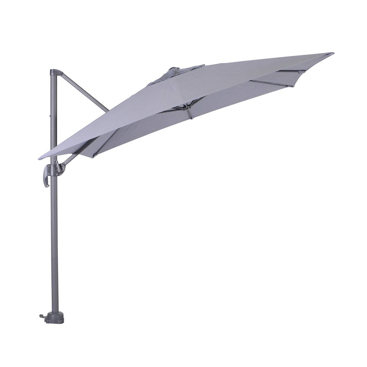 Garden Impressions - Parasol Hawaii S - 250 x 250 - noir charbon - gris claire - Garden Impressions - Imagen 2
