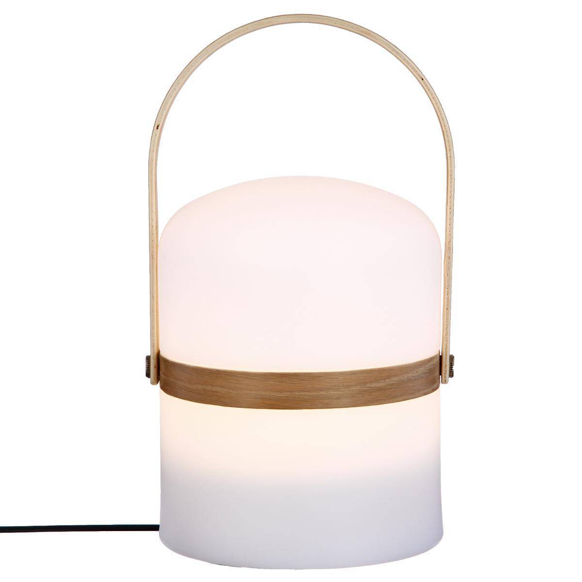 Lampe d'extérieur "Kiara" blanc H27cm ATMOSPHERA CREATEUR D'INTERIEUR - Imagen 2