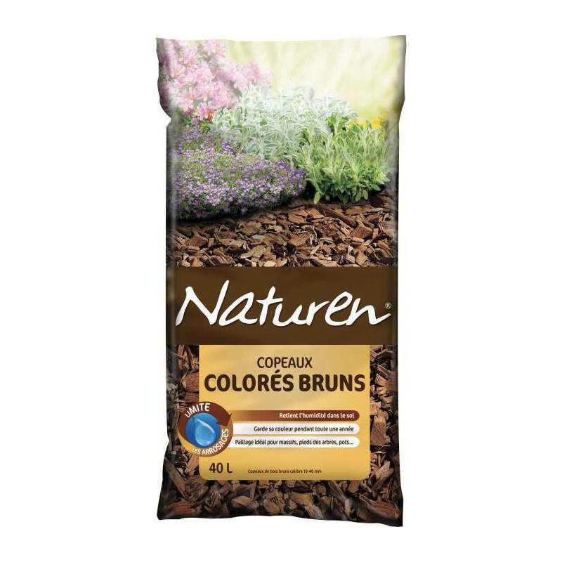Naturen - Naturen Copeaux Colores Bruns - 40l