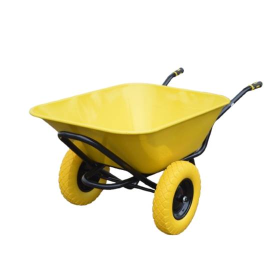 Outils Perrin - Brouette 165 L - 2 roues increvables - Duo Tonic - jaune