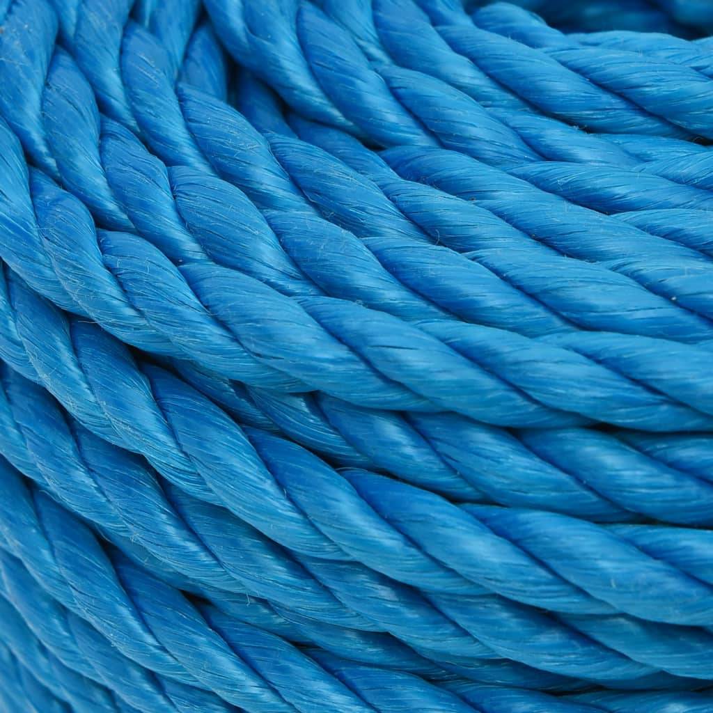 Corde de travail Bleu 24 mm 50 m polypropylène Maison Chic - Image 4