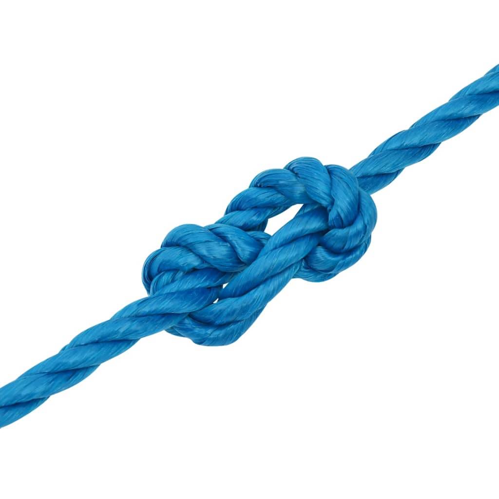 Corde de travail Bleu 24 mm 50 m polypropylène Maison Chic - Image 5