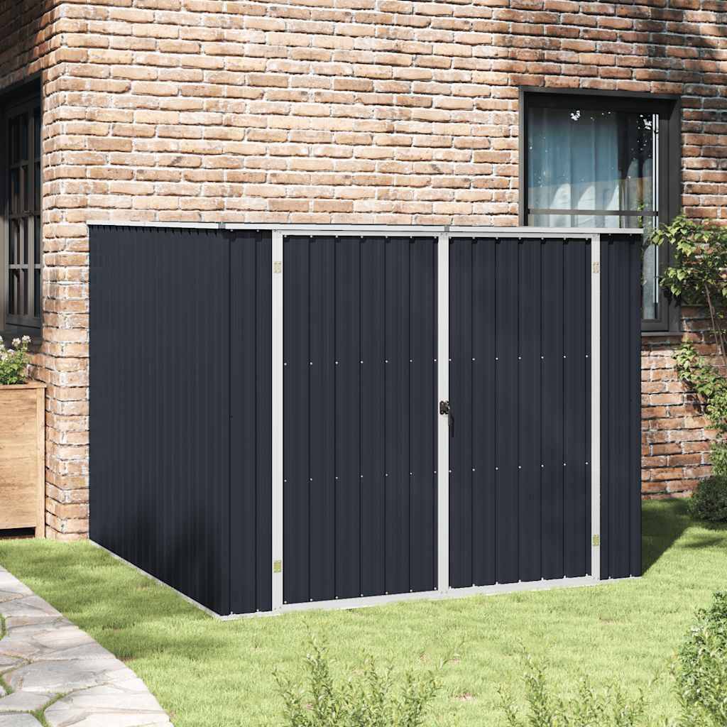 Vidaxl - Abri de jardin Anthracite 195x198x159 cm Acier galvanisé vidaXL 46255 - Image 1