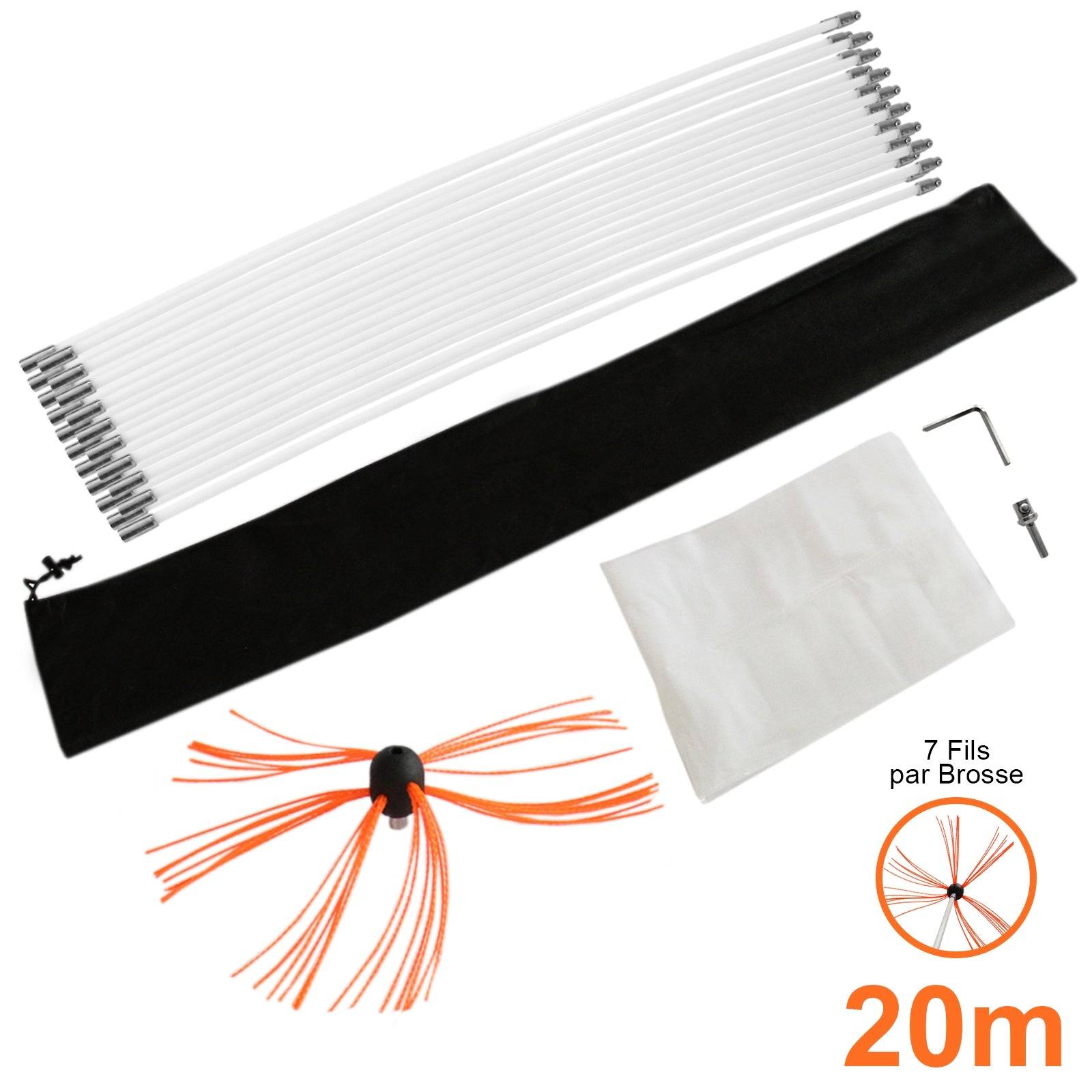 Maxblast - Kit de Ramonage 20m pour Cheminée - Imagen 2