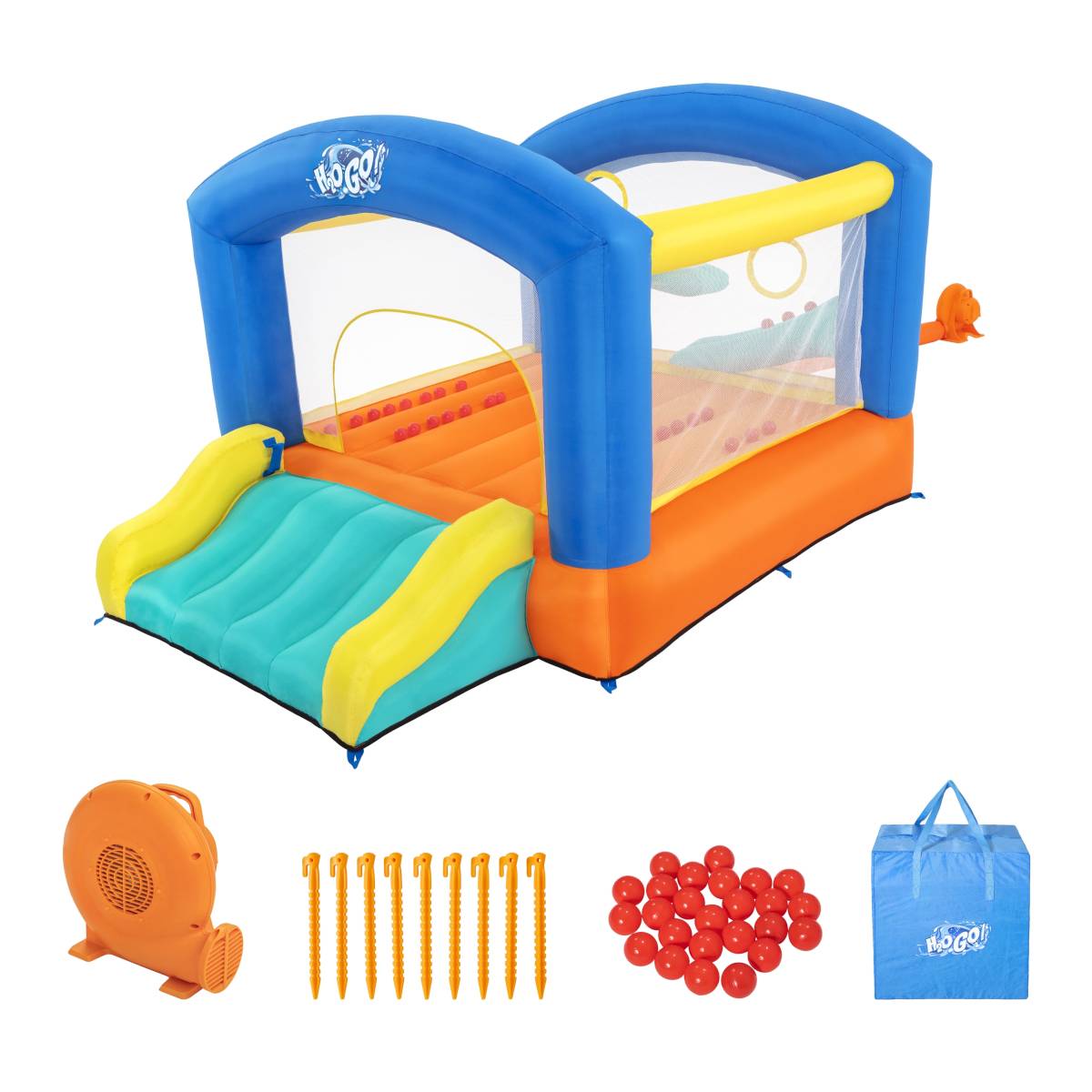 Bestway - Trampoline gonflable à air constant leap & play, 289 x 213 x 173 cm 53427 Bestway - Imagen 1