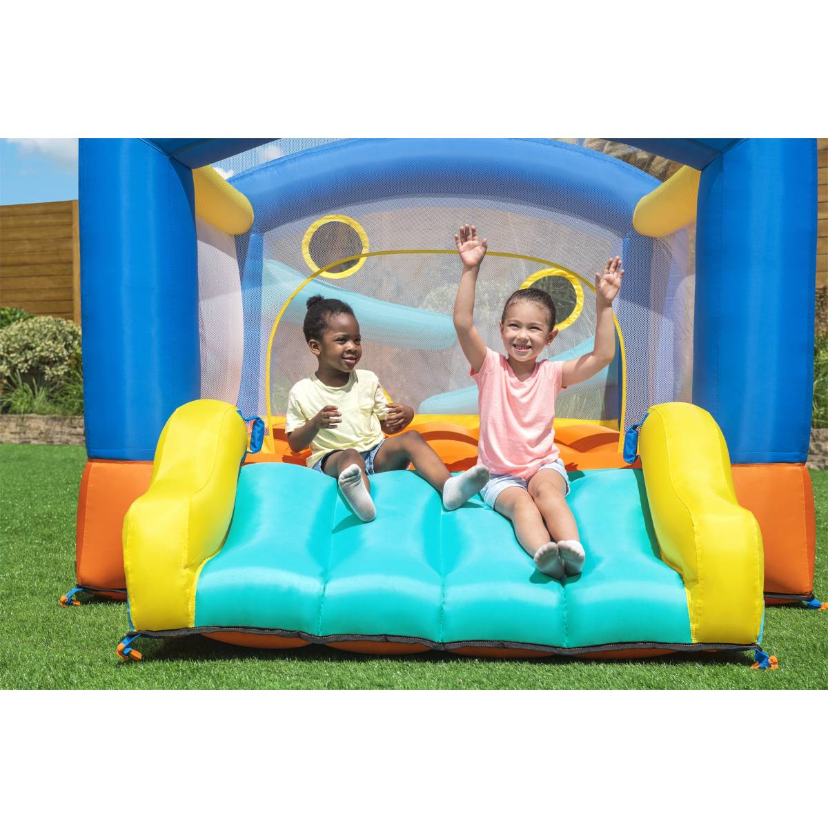 Bestway - Trampoline gonflable à air constant leap & play, 289 x 213 x 173 cm 53427 Bestway - Imagen 3