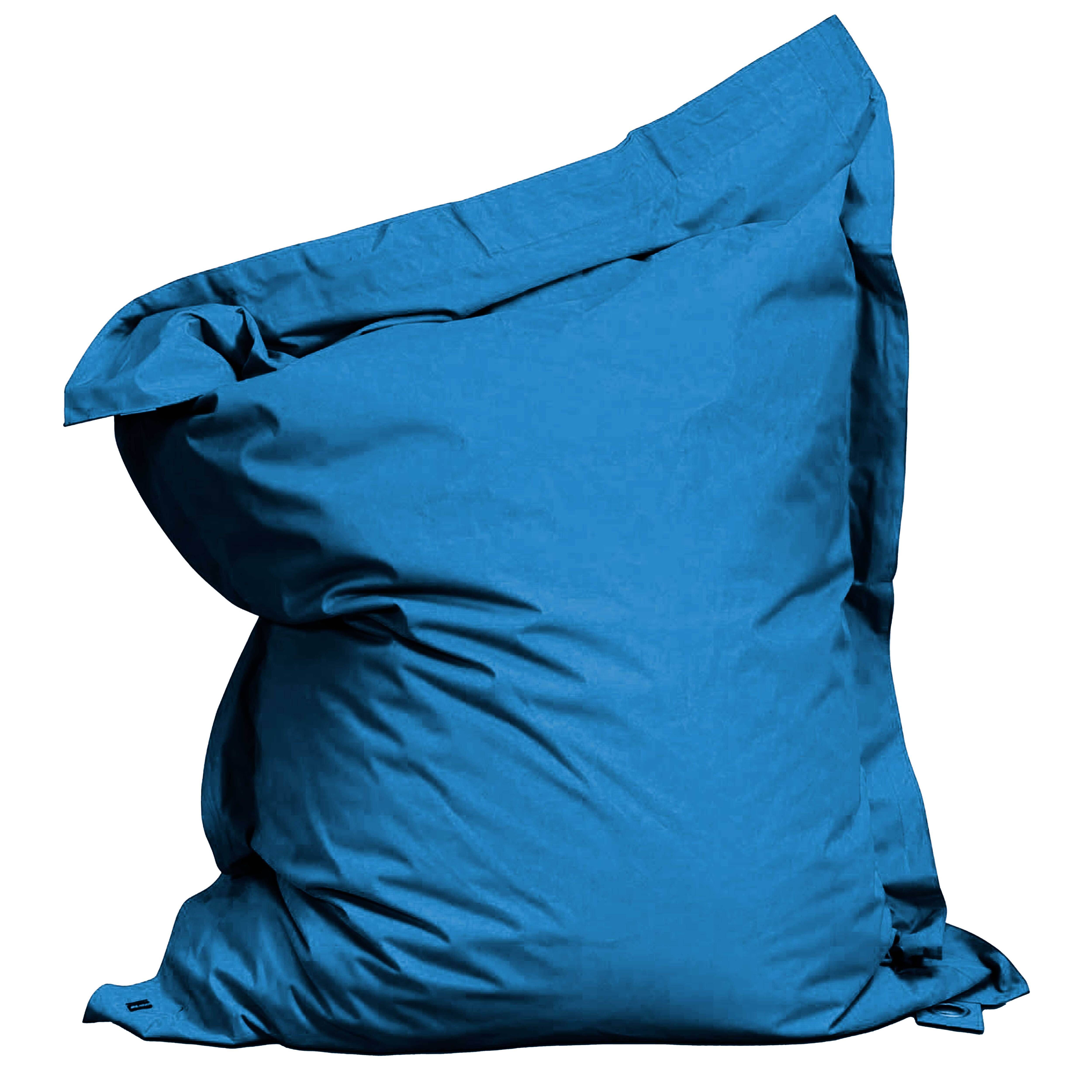 Oviala - Housse vide de coussin de sol XXL bleu pacific Solys - Oviala - Imagen 1