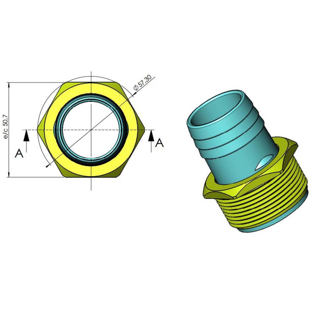 Raccord tournant pour tuyau flottant– Ref. 42040 - Imagen 5