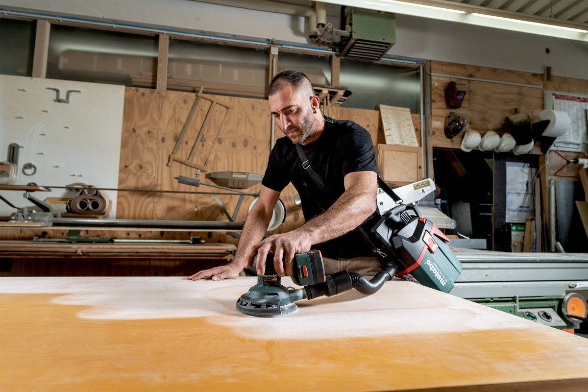 Metabo - Ponceuse excentrique 18V SXA 18 LTX 150 BL (sans batterie ni chargeur), coffret - Image 4