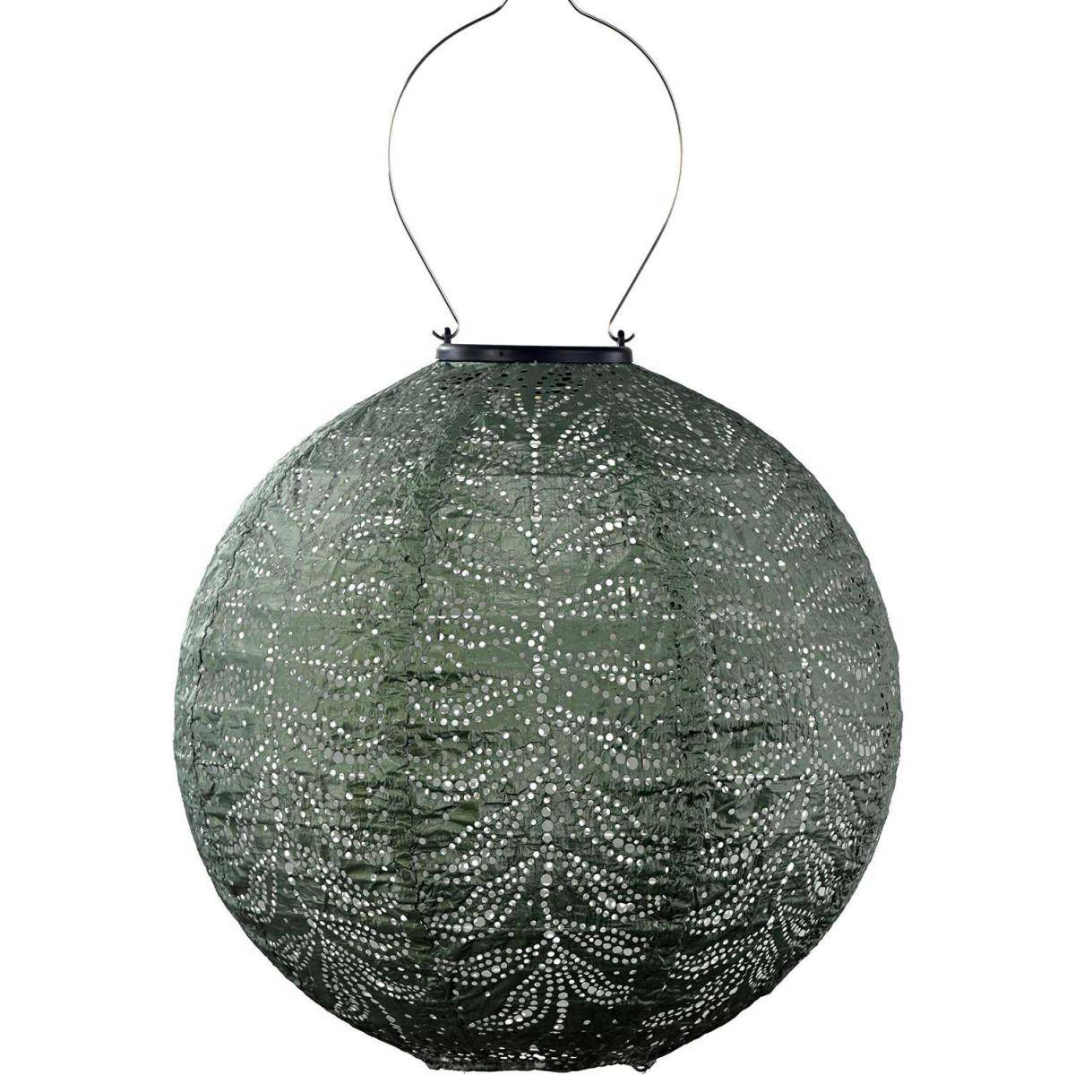 Lumiz - Lanterne solaire Round 30 cm Folia - Vert sauge - Imagen 1