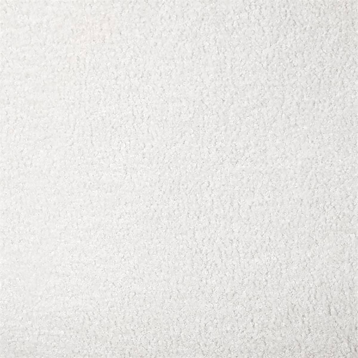 ALTOBUY - Fauteuil en Tissu Bouclettes Blanc Accoudoirs Bois - KAUPA - Image 7