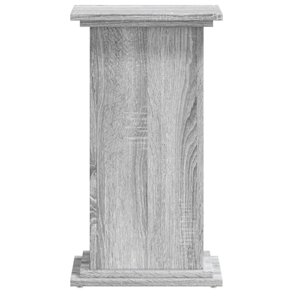 ComfortXL - Porte-Plante Colonne Bois d'Ingénierie pour Salon Présentoir à Fleurs Sonoma Gris 60 cm - ComfortXL Outdoor Living - Image 4