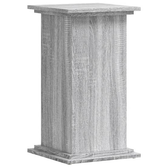 ComfortXL - Porte-Plante Colonne Bois d'Ingénierie pour Salon Présentoir à Fleurs Sonoma Gris 60 cm - ComfortXL Outdoor Living - Image 6
