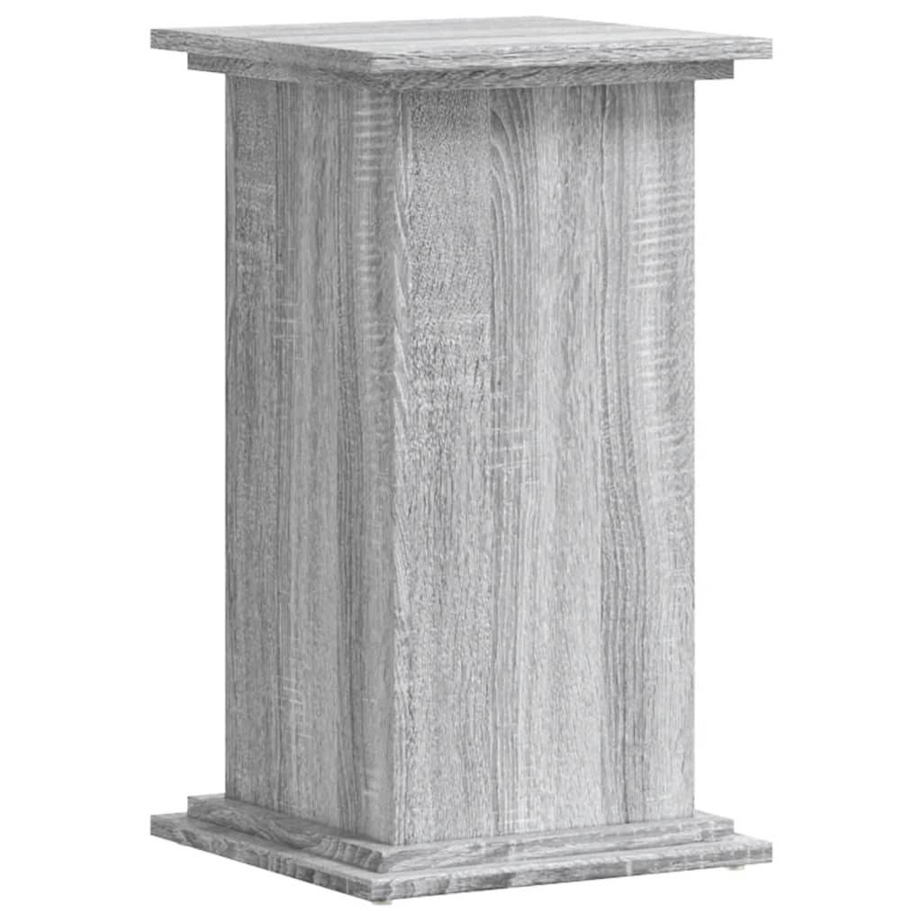 ComfortXL - Porte-Plante Colonne Bois d'Ingénierie pour Salon Présentoir à Fleurs Sonoma Gris 60 cm - ComfortXL Outdoor Living - Image 6