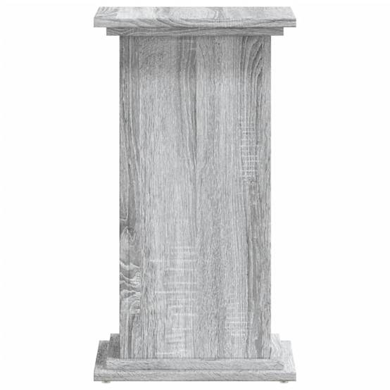 ComfortXL - Porte-Plante Colonne Bois d'Ingénierie pour Salon Présentoir à Fleurs Sonoma Gris 60 cm - ComfortXL Outdoor Living - Image 5