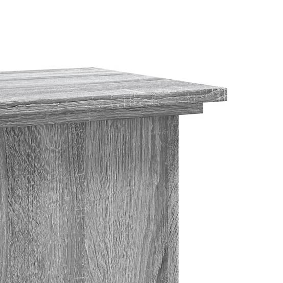 ComfortXL - Porte-Plante Colonne Bois d'Ingénierie pour Salon Présentoir à Fleurs Sonoma Gris 60 cm - ComfortXL Outdoor Living - Image 7