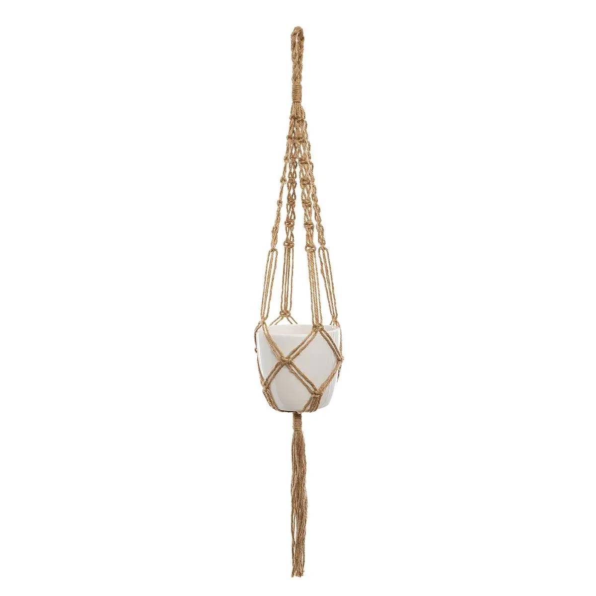 Cache Pot Suspendu "Corde" 75cm Naturel - Image 1