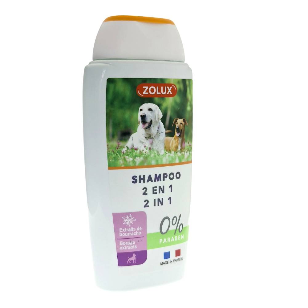 Zolux - Champú 2en1 limpia y oxigena el pelo para perro 250 ml - Imagen 2