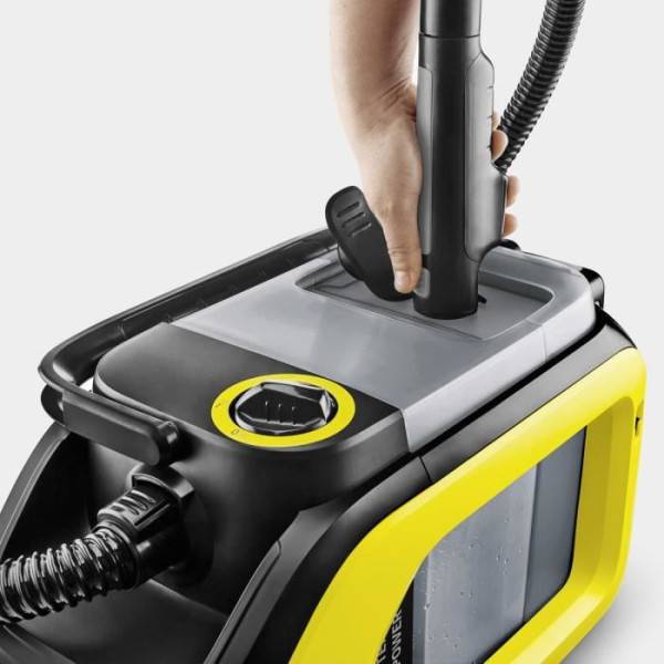 Balai - Nettoyeur Vapeur KARCHER SE 3-18 (avec Batterie) Aspirateur Nettoyeur canapé moquette sans fil - Injecteur Extracteur - Image 2