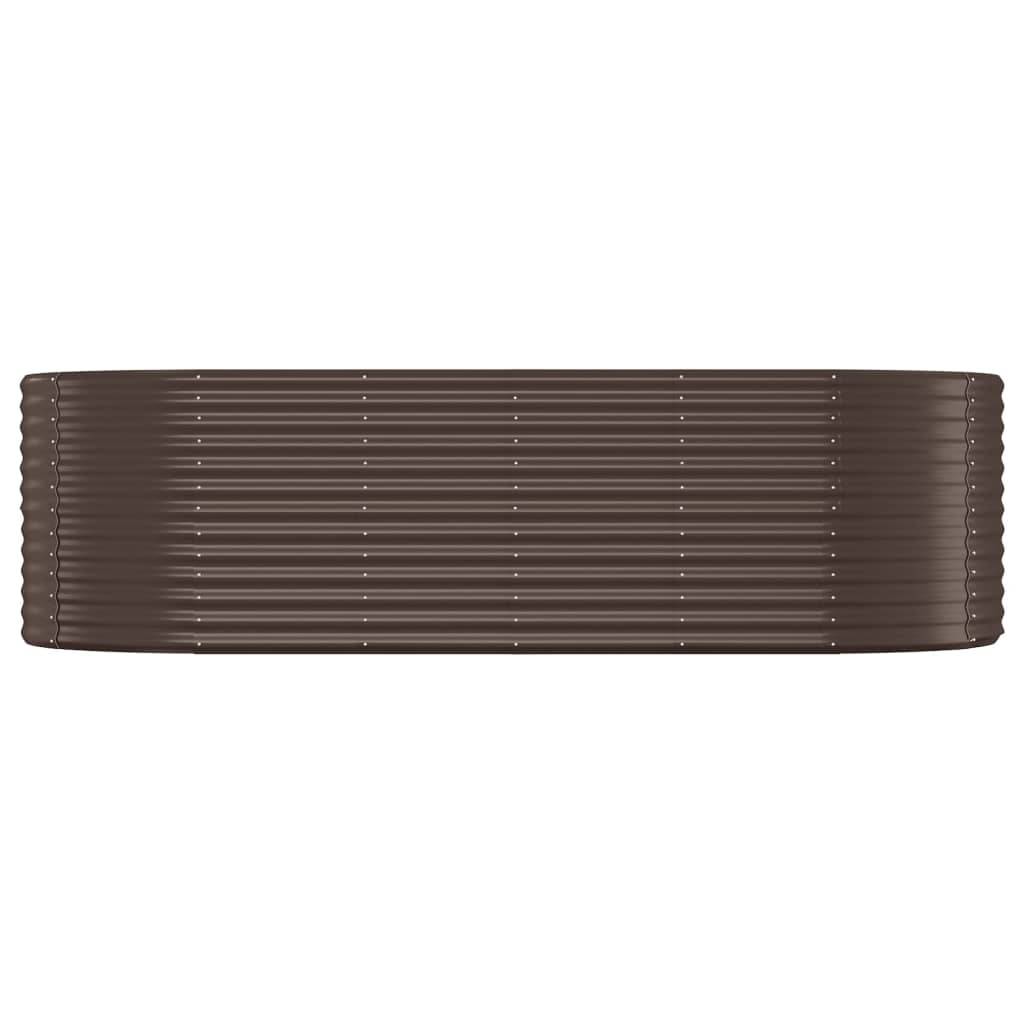 ComfortXL - Grand carré potager haut acier galvanisé Marron 249x100x68 cm – ComfortXL Outdoor Living - Image 3