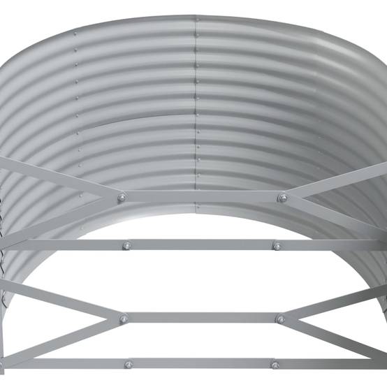 ComfortXL - Grand carré potager haut acier galvanisé Marron 249x100x68 cm – ComfortXL Outdoor Living - Image 5