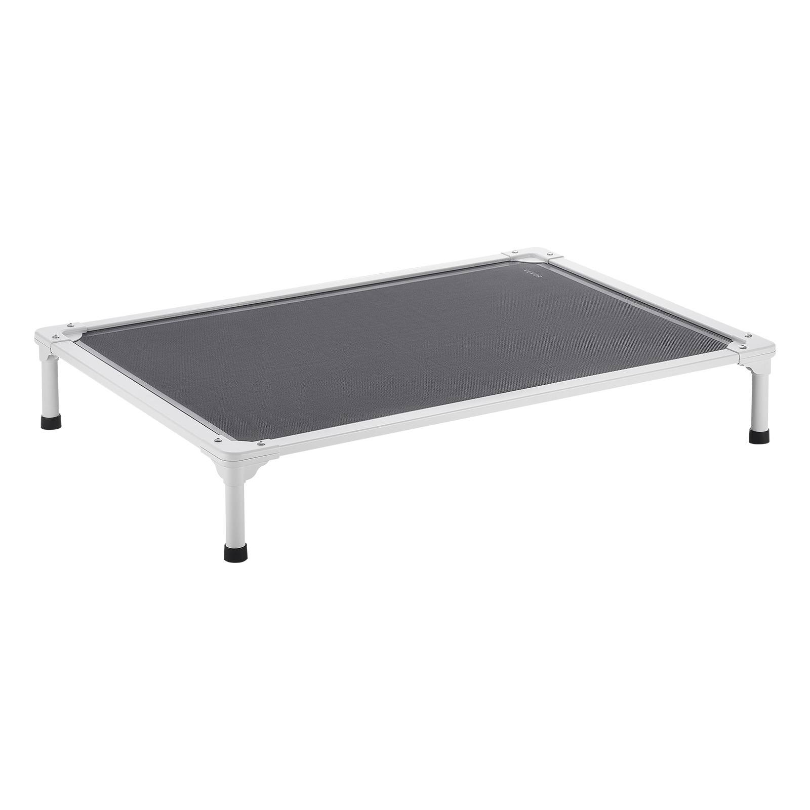 Vevor - VEVOR Lit surélevé chien/chat L, cadre aluminium, maille respirante, portable, intérieur/extérieur, gris. - Image 1