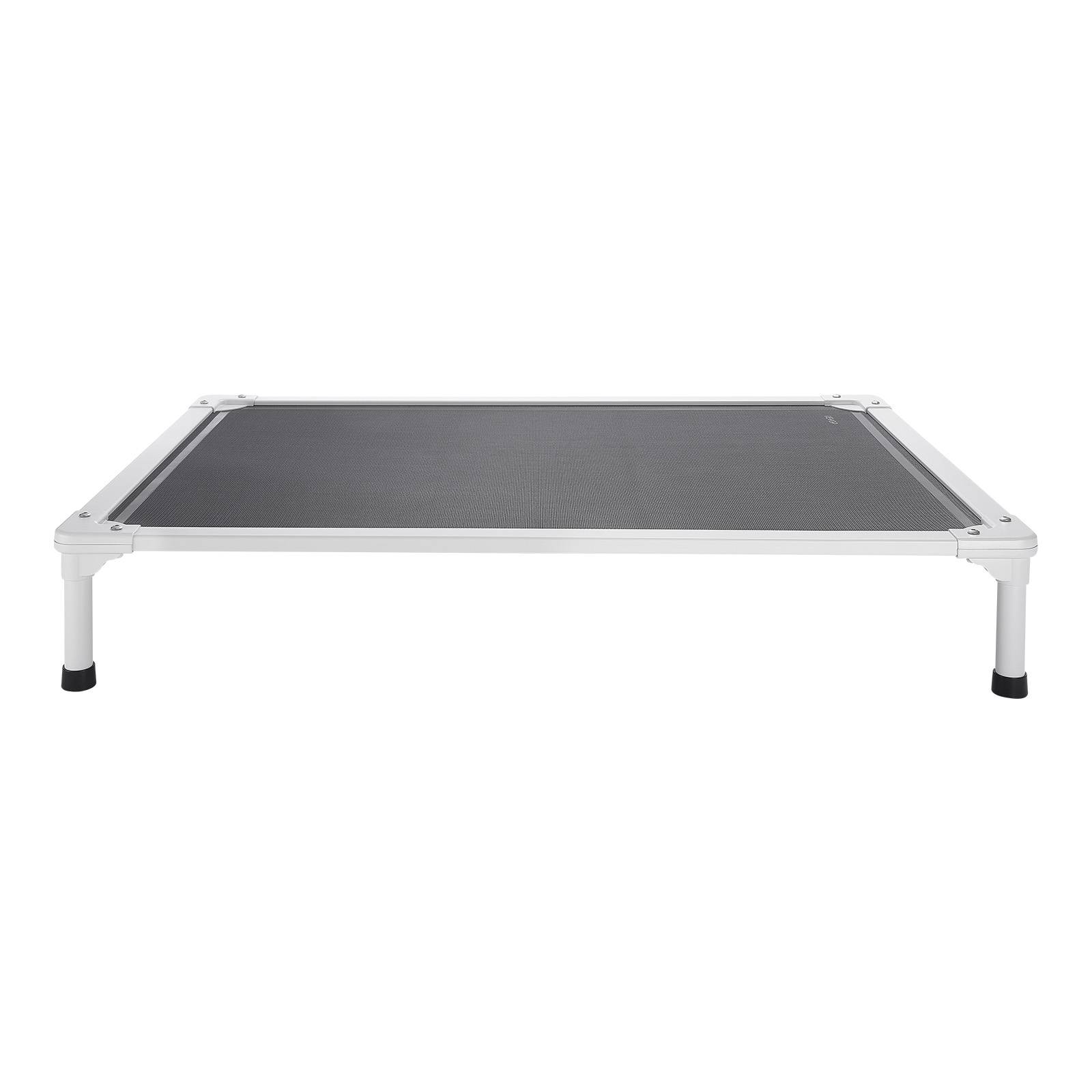 Vevor - VEVOR Lit surélevé chien/chat L, cadre aluminium, maille respirante, portable, intérieur/extérieur, gris. - Image 9