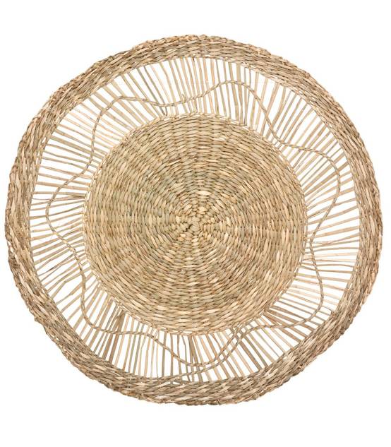 Set de 3 Décorations murales en Seagrass D 38 - 28 et 18 cm - Image 2
