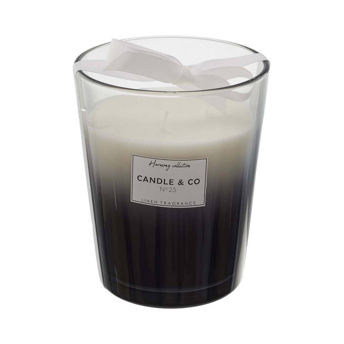 The Home Deco Factory - Maxi bougie parfumée vase noir Harmony 16 cm - Imagen 1
