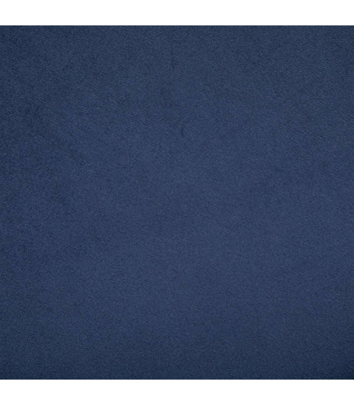 Pouf en Velours Bleu et Pieds en Métal D 44 x H 35 cm - Imagen 3