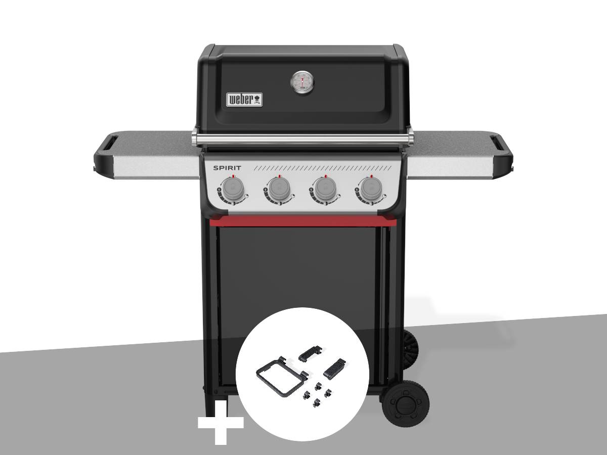 Weber - Barbecue à gaz Spirit E-410 + Set d'accessoires clipsables Weber Works - Weber - Image 1