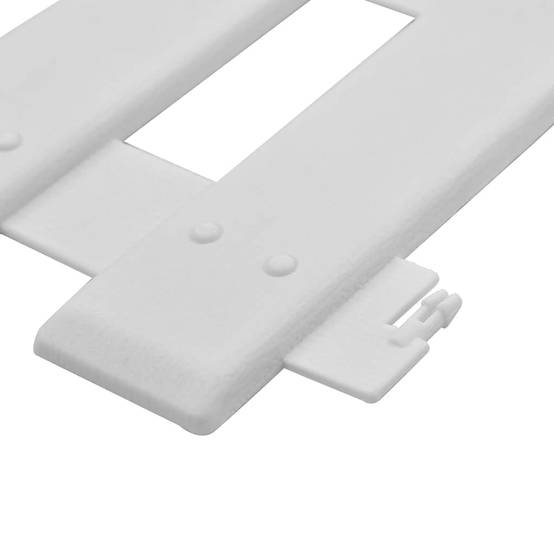 Bordure pelouse classique plastique PP décoration massifs séparation espaces 10m blanc - ComfortXL Outdoor Living - Image 7