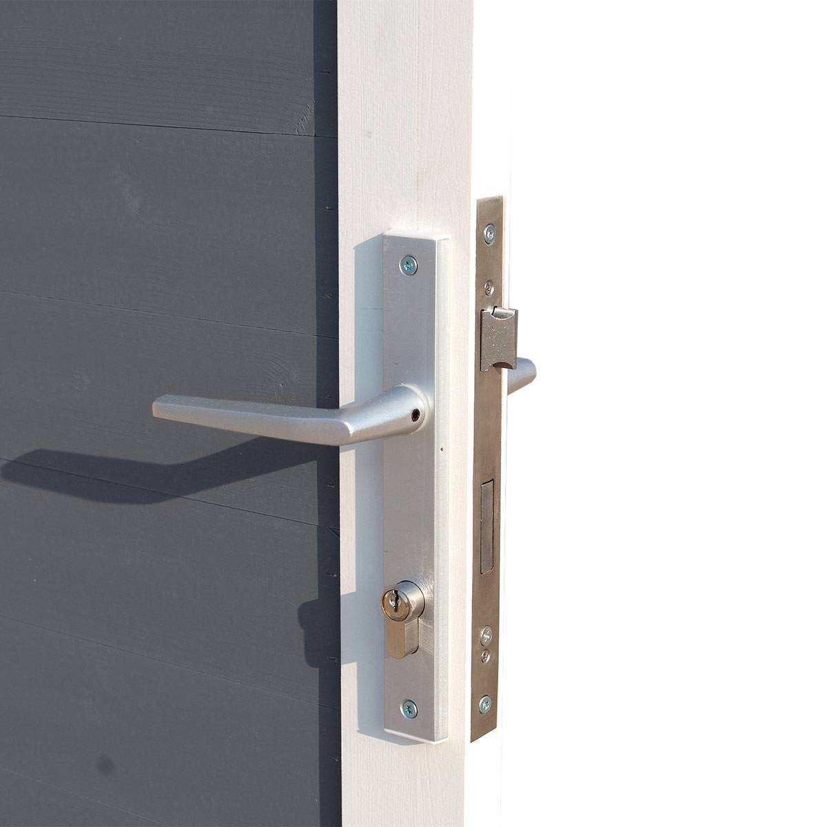 Abri de jardin en bois anthracite Bertilo 2,16 m² - Bertilo - Imagen 4