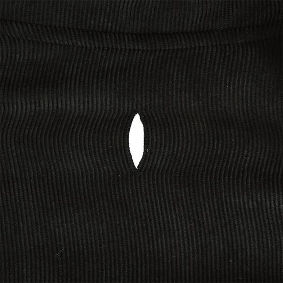 Love Story - Manteau Pour Chien "Velours Côtelé" 30cm Noir - Image 4