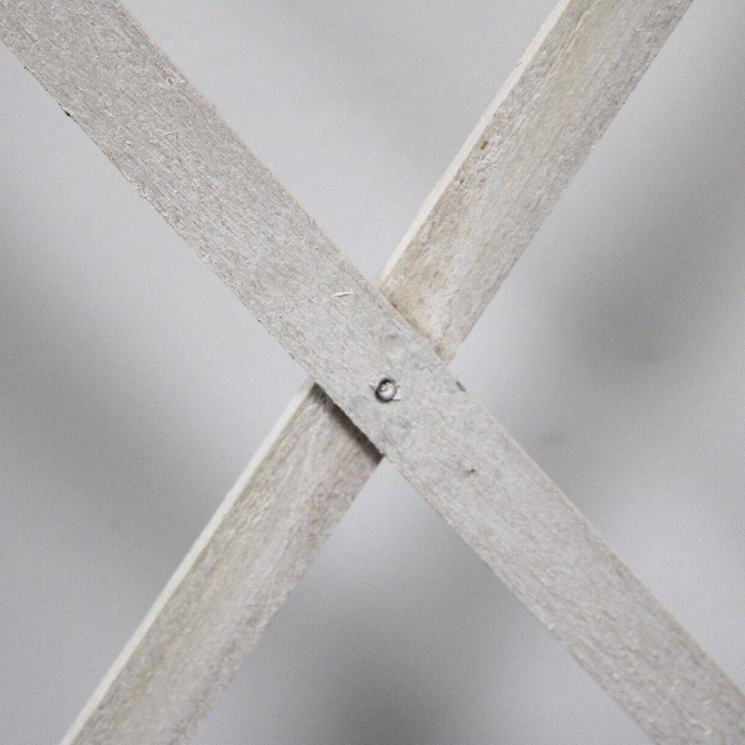 Comercial Candela - Treillis Bois| Blanc| 100% Bois Pin| 0,5X1,5M| Gardien Des Plantes| Résistant| Decoration Jardin - Imagen 3