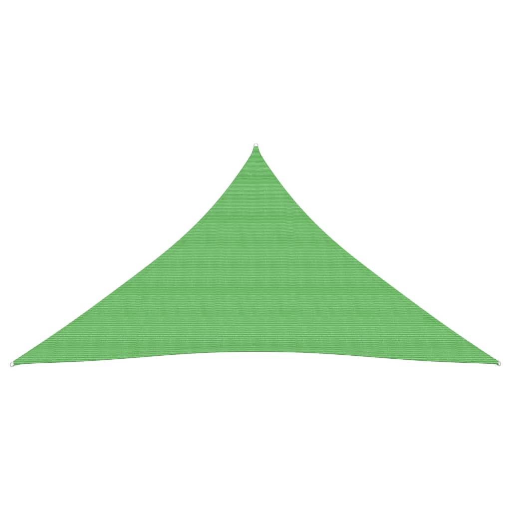 Helloshop26 - Voile toile d'ombrage parasol 160 g/m² PEHD 4 x 5 x 5 m vert clair - Imagen 2