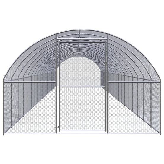 Poulailler extérieur Acier galvanisé Volière grillagée jardin 3x20x2 m – ComfortXL Outdoor Living - Image 2
