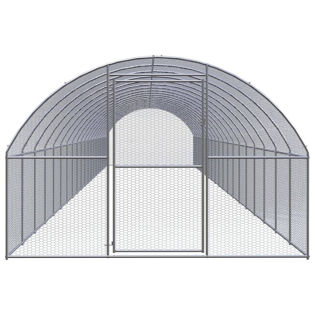 Poulailler extérieur Acier galvanisé Volière grillagée jardin 3x20x2 m – ComfortXL Outdoor Living - Image 2