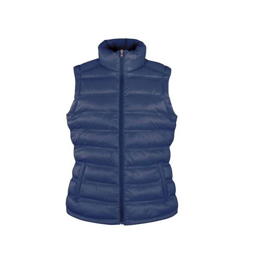 Bodywarmer matelassé protège-menton FEMME Result ICE BIRD PADDED Bleu S