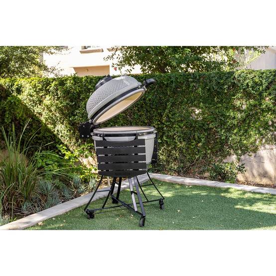 Barbecue à charbon Kamado Gris Céramique Grille Ø 52cm 134 x 77 x 120 cm PIT BOSS - Imagen 7