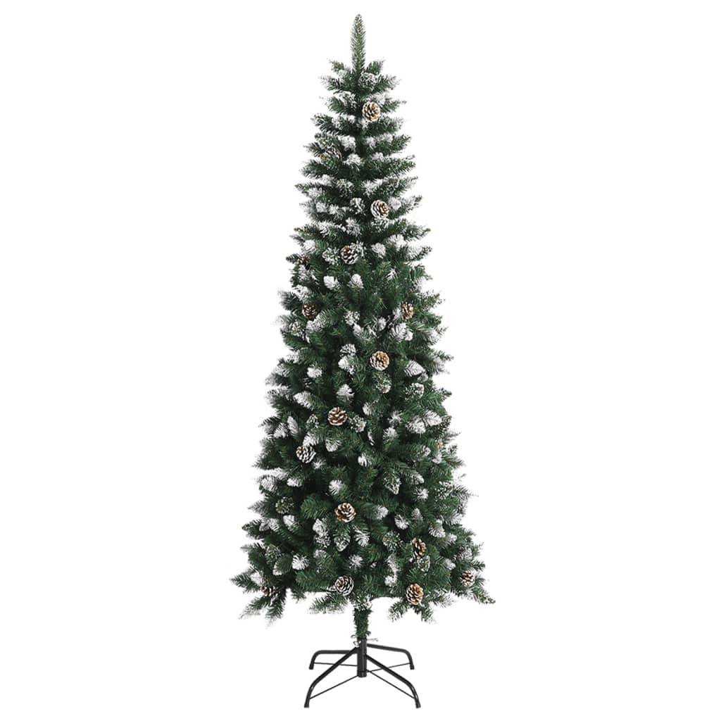 Vidaxl - Sapin de Noël artificiel avec support Vert 240 cm PVC vidaXL 345177 - Image 2