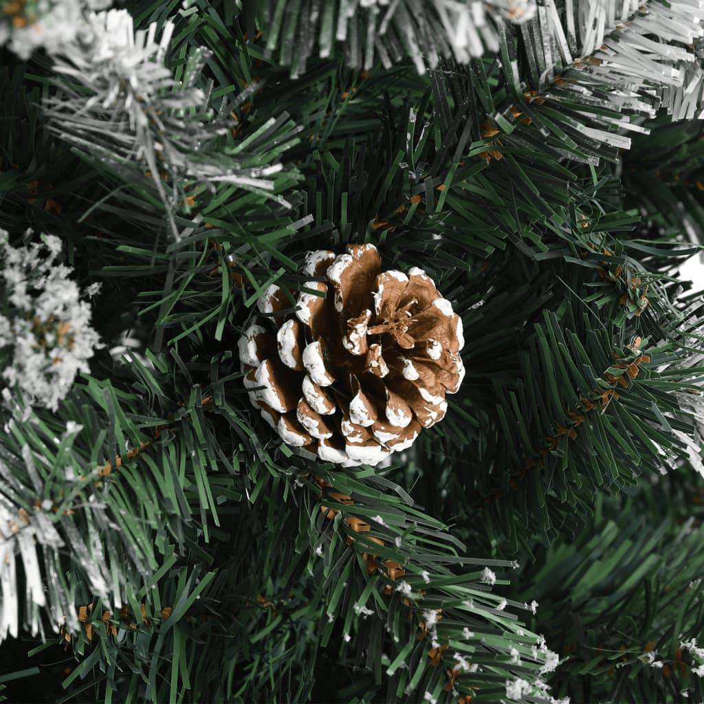 Vidaxl - Sapin de Noël artificiel avec support Vert 240 cm PVC vidaXL 345177 - Image 5