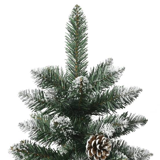 Vidaxl - Sapin de Noël artificiel avec support Vert 240 cm PVC vidaXL 345177 - Image 4