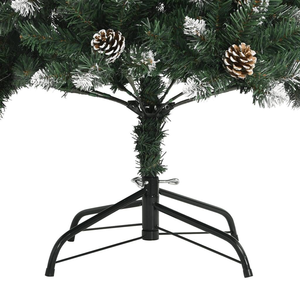 Vidaxl - Sapin de Noël artificiel avec support Vert 240 cm PVC vidaXL 345177 - Image 6