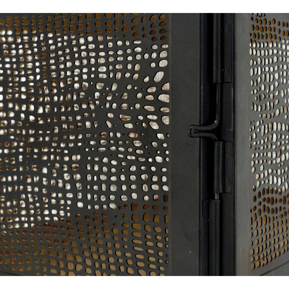 Aubry Gaspard - Lanterne rectangulaire en métal noir - Imagen 4
